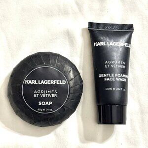 Karl Lagerfeld Agrumes et Vetiver Travel Soap 0.8 oz & Face Wash